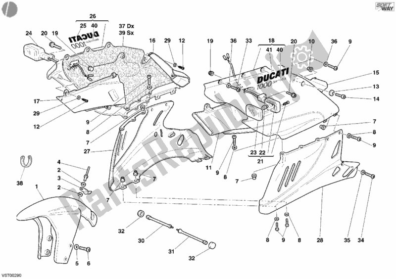 Wszystkie części do Upominek Ducati Supersport 1000 SS 2006